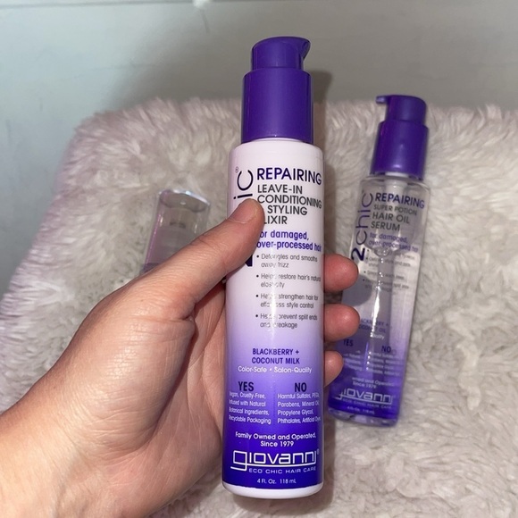 Giovanni 2chic Hair Care Set - Purple and Clear - Picture 5 of 6
